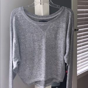 grey abercrombie and fitch sweater